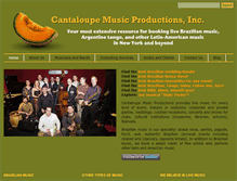 Tablet Screenshot of cantaloupeproductions.com
